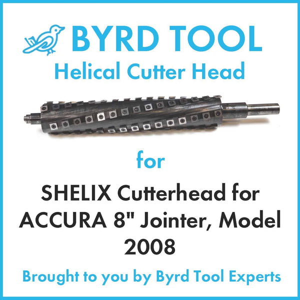 SHELIX Cutterhead for ACCURA 8″ Jointer, Model 2008