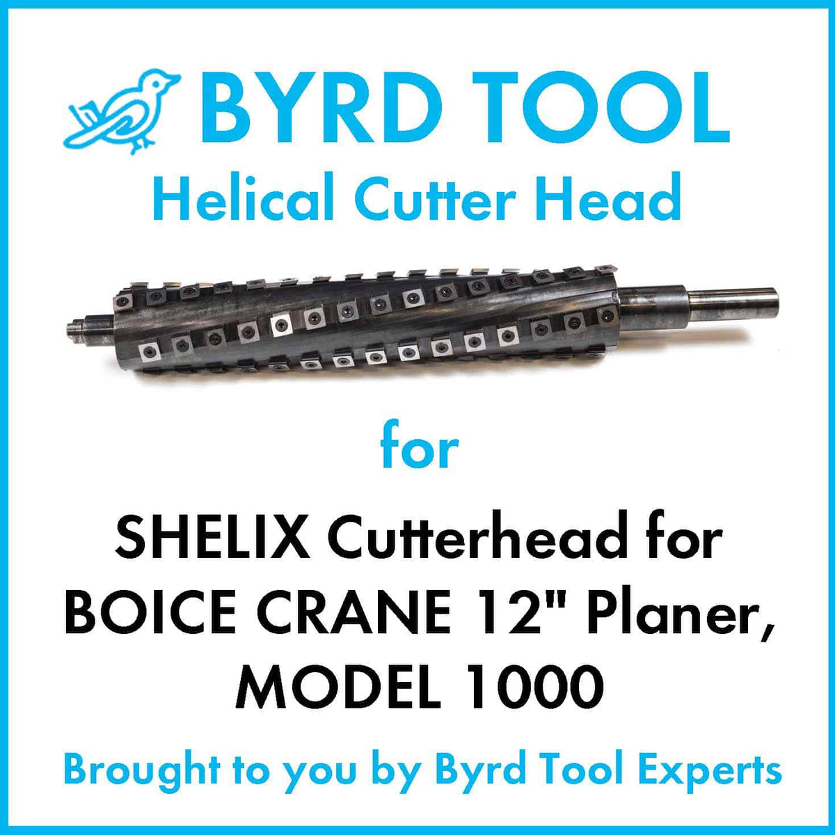 SHELIX Cutterhead for BOICE CRANE 12" Planer