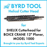 SHELIX Cutterhead for BOICE CRANE 12