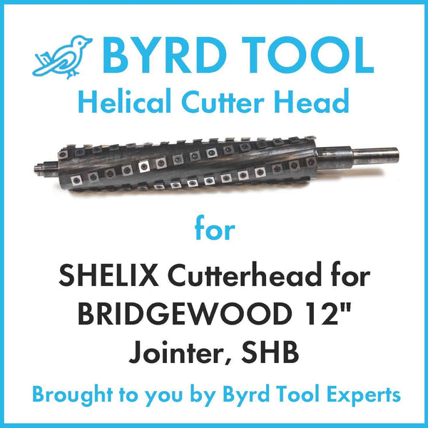 SHELIX Cutterhead for BRIDGEWOOD 12″ Jointer, SHB