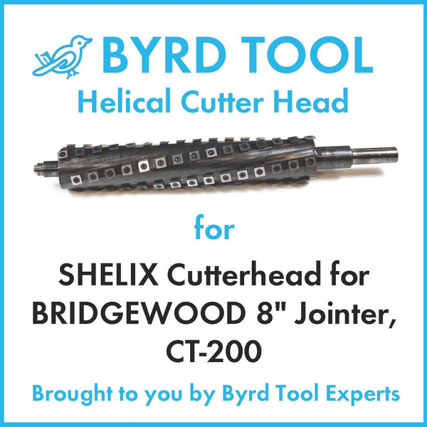 SHELIX Cutterhead for BRIDGEWOOD 8″ Jointer, CT-200