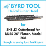 SHELIX Cutterhead for BUSS 20