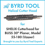 SHELIX Cutterhead for BUSS 30