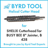 SHELIX Cutterhead for BUSY BEE 8″ Jointer, B 438