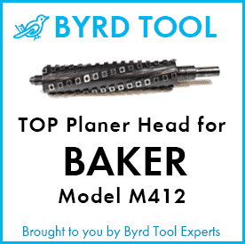 SHELIX Cutterhead for Baker M412 Moulder Planer – TOP Head