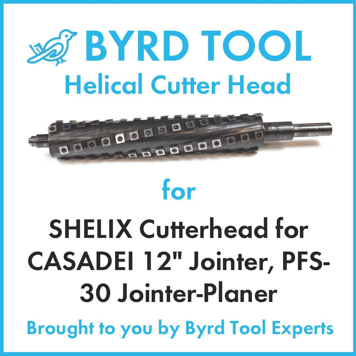 SHELIX Cutterhead for CASADEI 12″ Jointer, PFS-30 Jointer-Planer