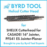 SHELIX Cutterhead for CASADEI 16″ Jointer, PFS41 ES Jointer-Planer