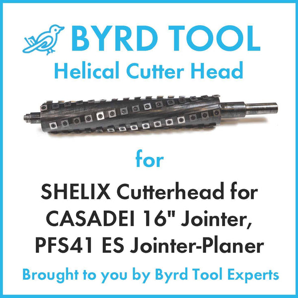 SHELIX Cutterhead for CASADEI 16″ Jointer, PFS41 ES Jointer-Planer