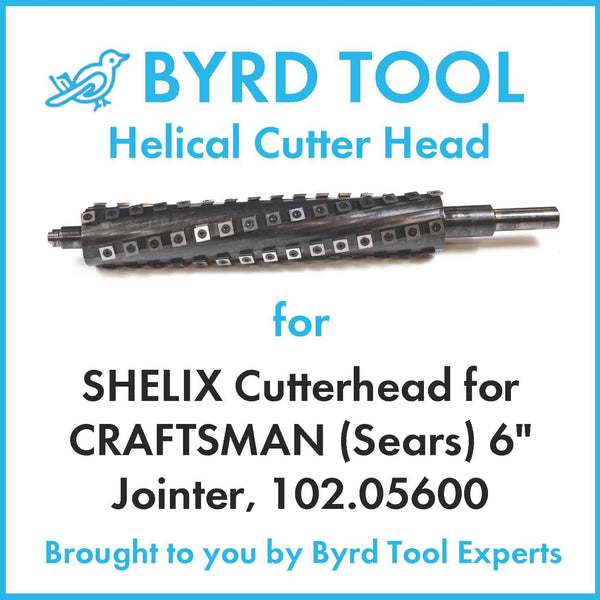 SHELIX Cutterhead for CRAFTSMAN (Sears) 6" Jointer, 102.05600