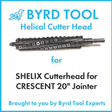 SHELIX Cutterhead for CRESCENT 20″ Jointer