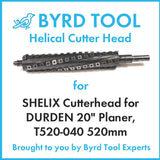 SHELIX Cutterhead for DURDEN 20