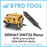 Dewalt_DW735_Planer_Shelix_preinstalled_OEM