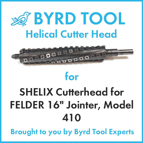 SHELIX Cutterhead for FELDER 16″ Jointer, Model 410