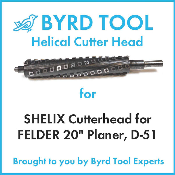 SHELIX Cutterhead for FELDER 20" Planer