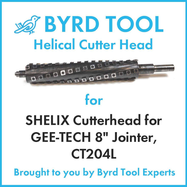 SHELIX Cutterhead for GEE-TECH 8″ Jointer, CT204L