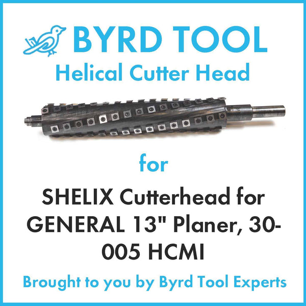 SHELIX Cutterhead for GENERAL 13" Planer