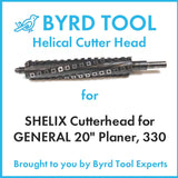 SHELIX Cutterhead for GENERAL 20