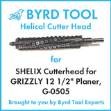 SHELIX Cutterhead for GRIZZLY 12 1/2