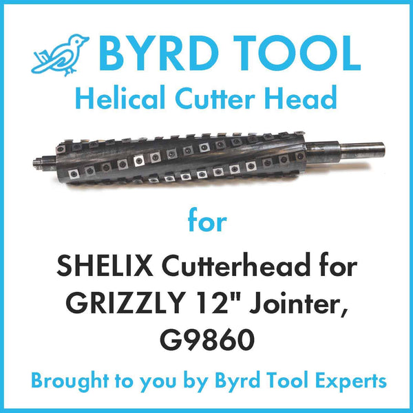 SHELIX Cutterhead for GRIZZLY 12″ Jointer, G9860