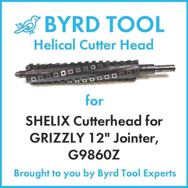 SHELIX Cutterhead for GRIZZLY 12″ Jointer, G9860Z