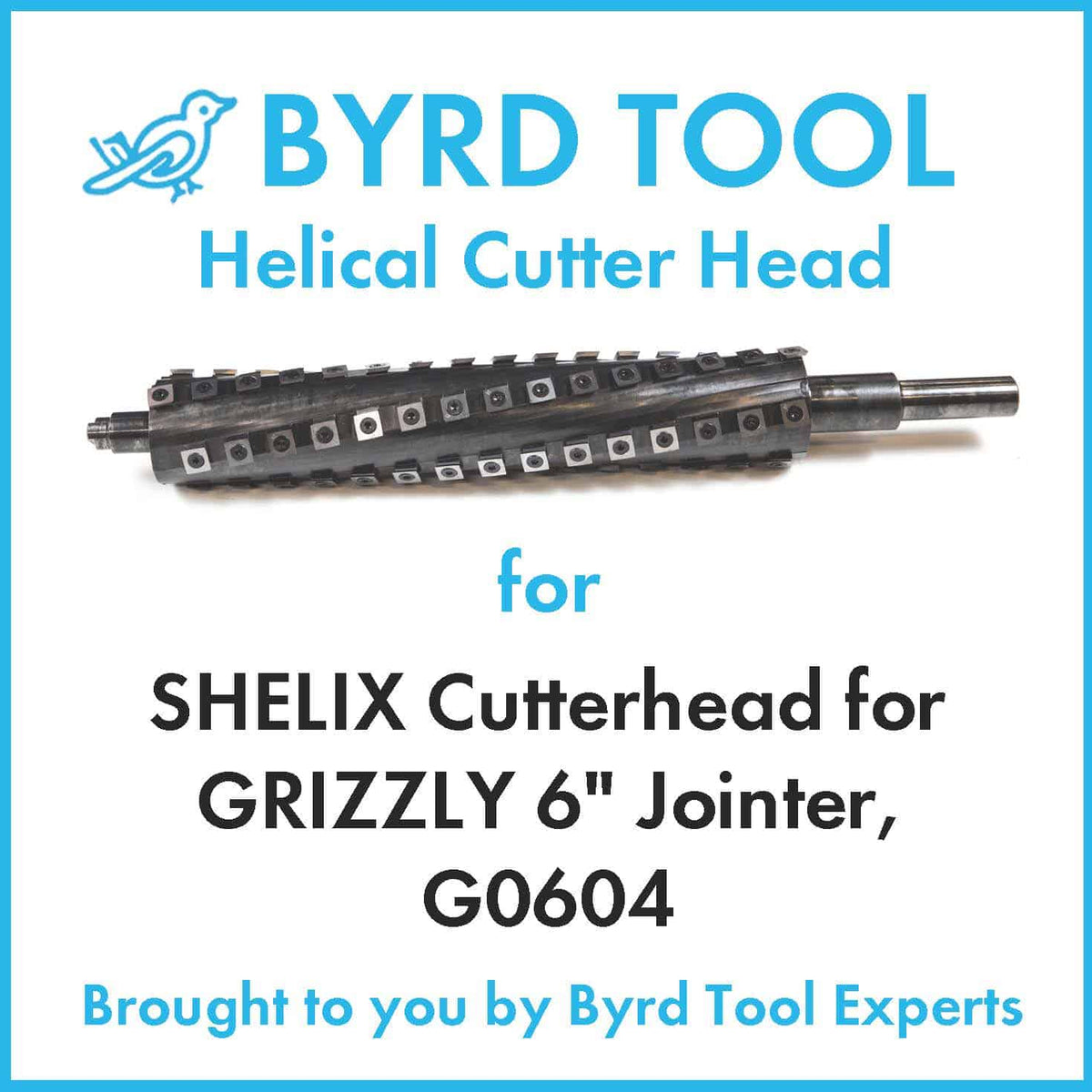 SHELIX Cutterhead for GRIZZLY 6" Jointer, G0604