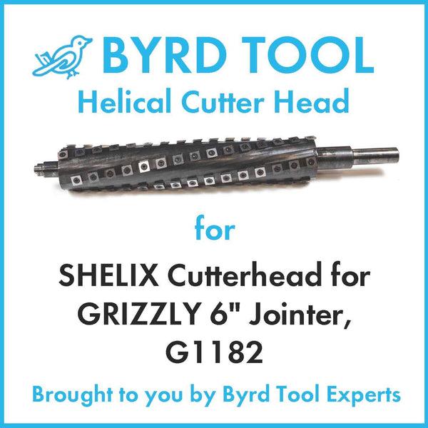 SHELIX Cutterhead for GRIZZLY 6″ Jointer, G1182