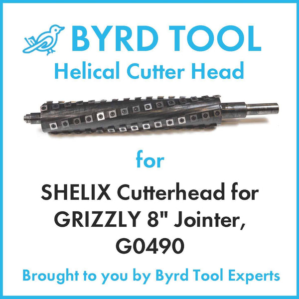SHELIX Cutterhead for GRIZZLY 8″ Jointer, G0490