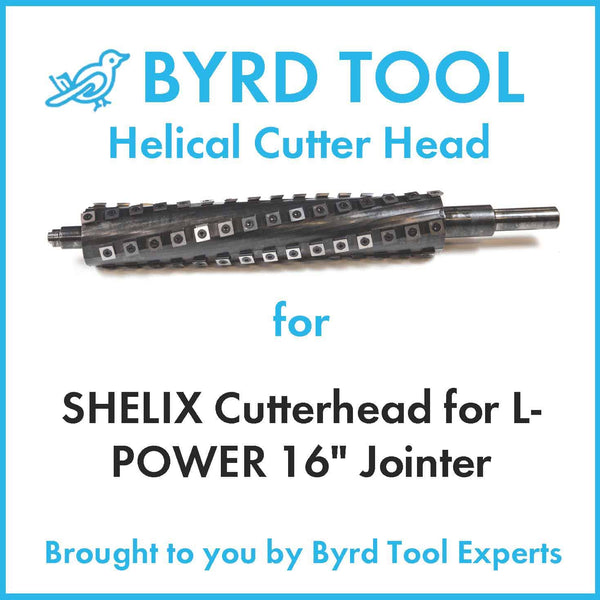 SHELIX Cutterhead for L-POWER 16″ Jointer