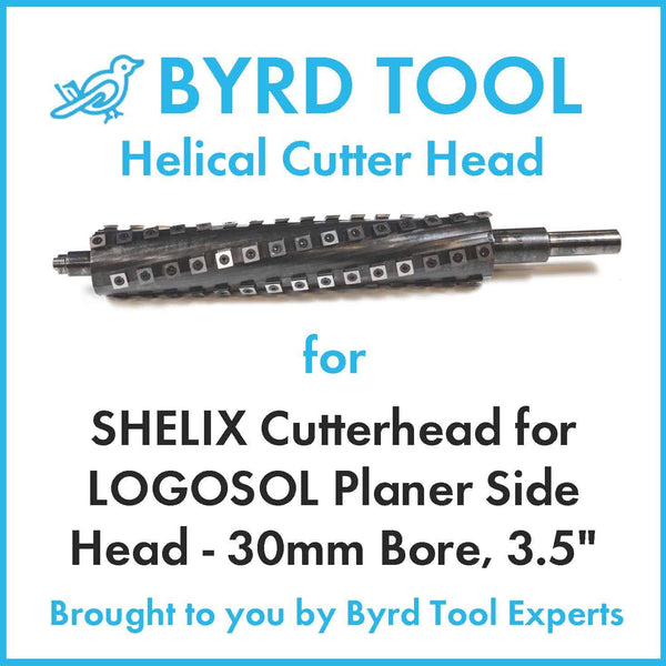 SHELIX Cutterhead for LOGOSOL Planer Side Head