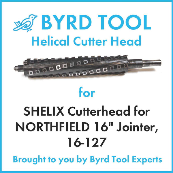 SHELIX Cutterhead for NORTHFIELD 16″ Jointer, 16-127