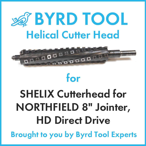 SHELIX Cutterhead for NORTHFIELD 8″ Jointer, HD Direct Drive