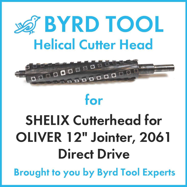 SHELIX Cutterhead for OLIVER 12″ Jointer, 2061 Direct Drive