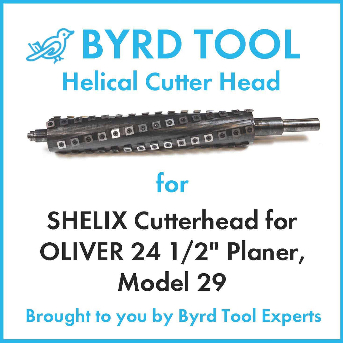 SHELIX Cutterhead for OLIVER 24 1/2" Planer