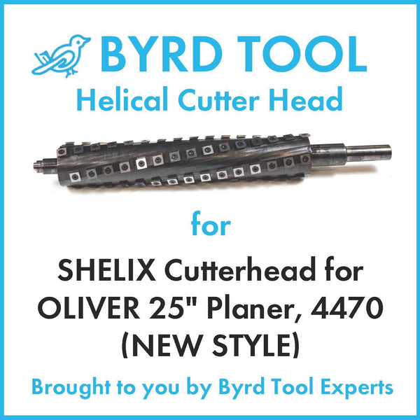SHELIX Cutterhead for OLIVER 25" Planer (NEW STYLE)