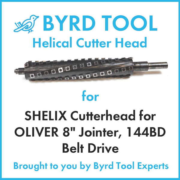 SHELIX Cutterhead for OLIVER 8″ Jointer, 144BD Belt Drive
