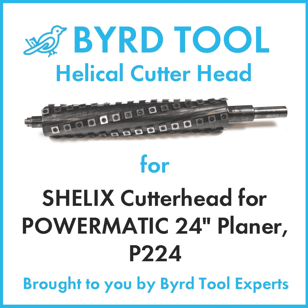 SHELIX Cutterhead for POWERMATIC 24″ Planer, P224
