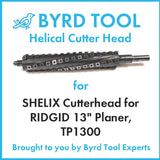 SHELIX Cutterhead for RIDGID 13