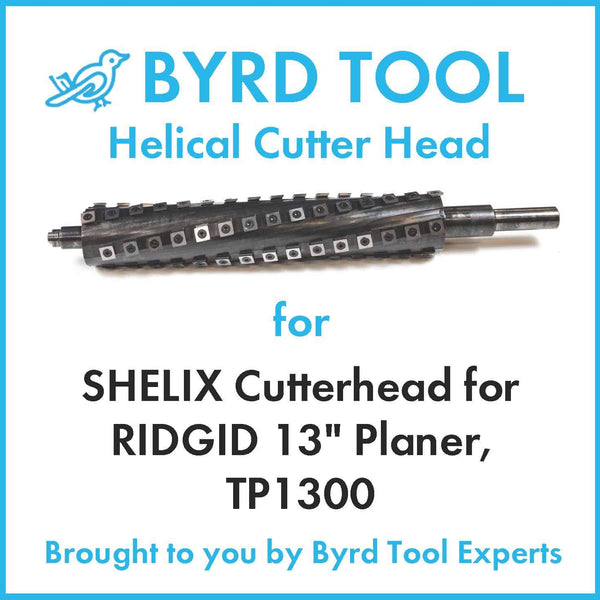 SHELIX Cutterhead for RIDGID 13" Planer, TP13002