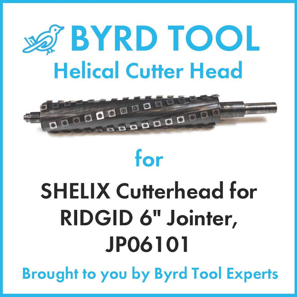 SHELIX Cutterhead for RIDGID 6″ Jointer, JP06101