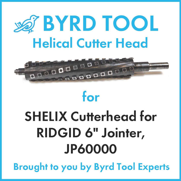 SHELIX Cutterhead for RIDGID 6″ Jointer, JP60000