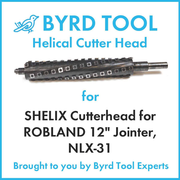 SHELIX Cutterhead for ROBLAND 12″ Jointer, NLX-31