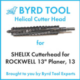 SHELIX Cutterhead for ROCKWELL 13