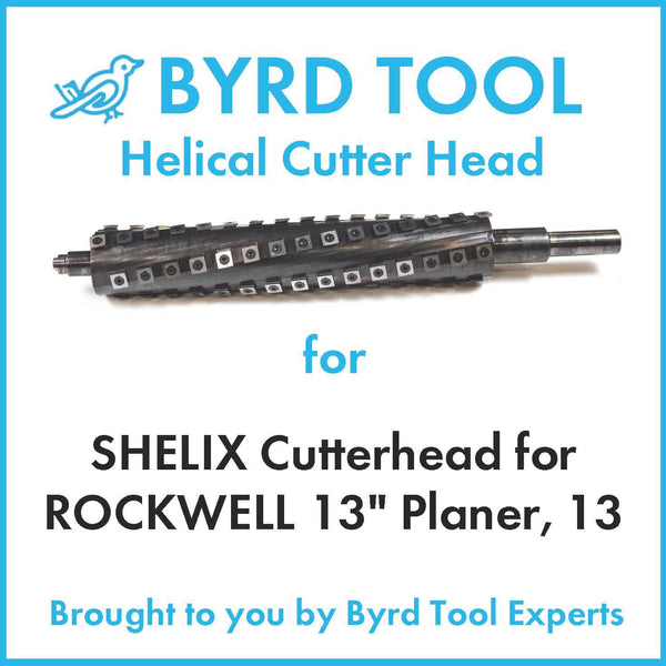 SHELIX Cutterhead for ROCKWELL 13" Planer