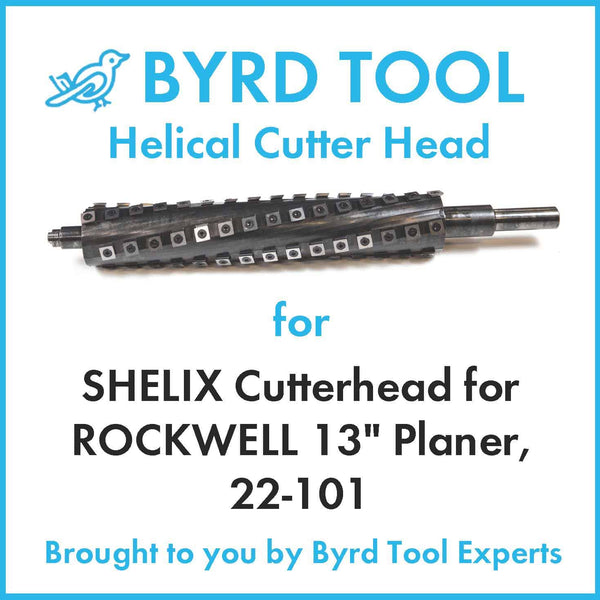 SHELIX Cutterhead for ROCKWELL 13" Planer