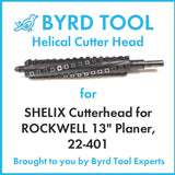 SHELIX Cutterhead for ROCKWELL 13