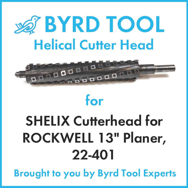 SHELIX Cutterhead for ROCKWELL 13" Planer