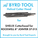 SHELIX Cutterhead for Rockwell 8″ Jointer, 37-315