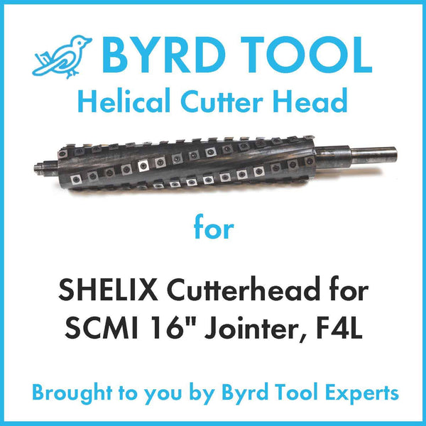 SHELIX Cutterhead for SCMI 16″ Jointer, F4L