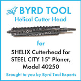 SHELIX Cutterhead for STEEL CITY 15