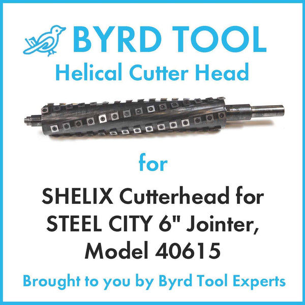 SHELIX Cutter Head for STEEL CITY 6″ Jointer, Model 40615